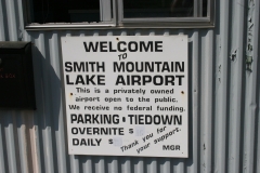 Smith Mountain Lake:  Private Airport
